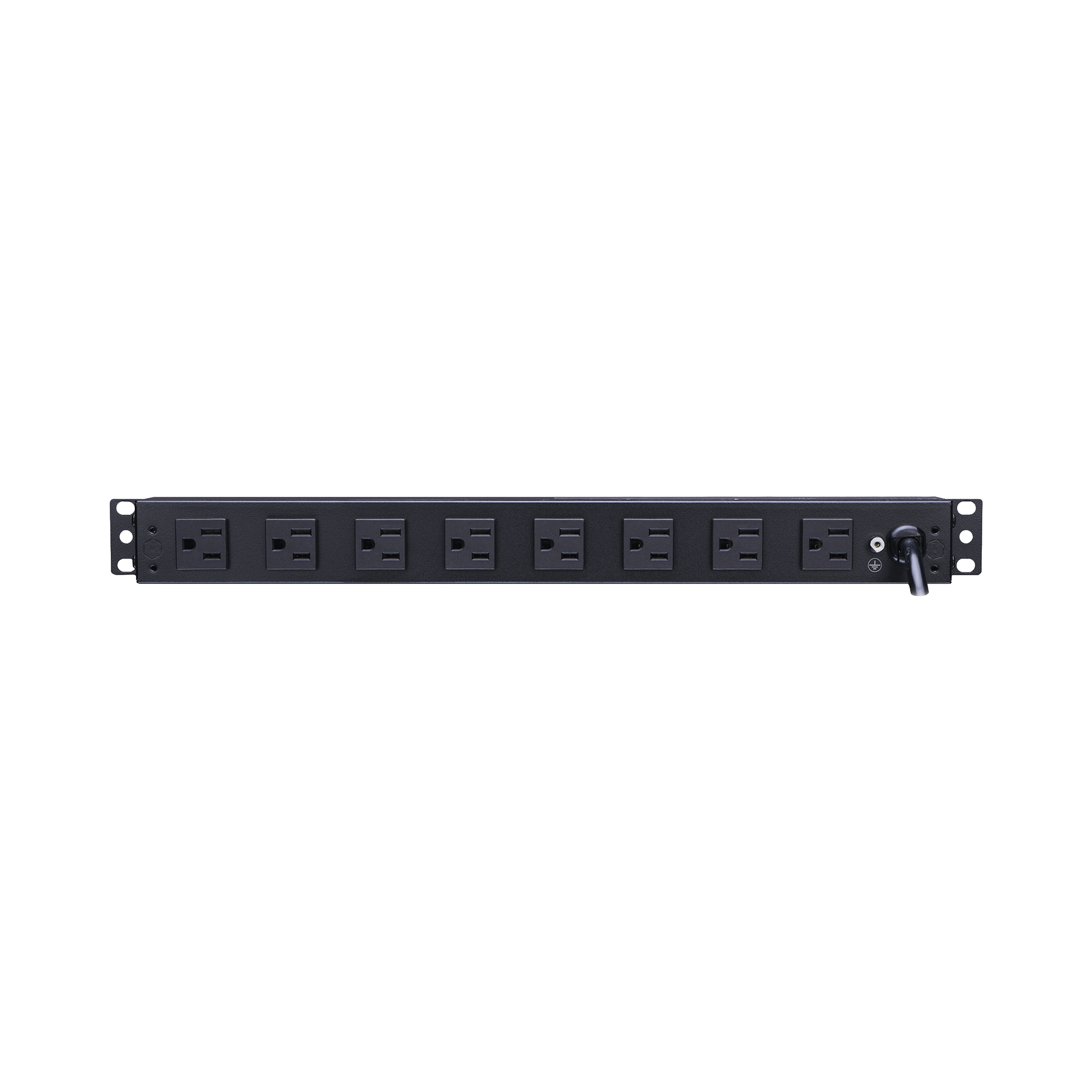 PDU Básico Para Distribución de Energía, Con 8 Tomas NEMA 5-15R Traseras, 1UR, 15 Amp, 120 Vca PDU Básico Para Distribución de Energía, Con 8 Tomas NEMA 5-15R Traseras, 1UR, 15 Amp, 120 Vca